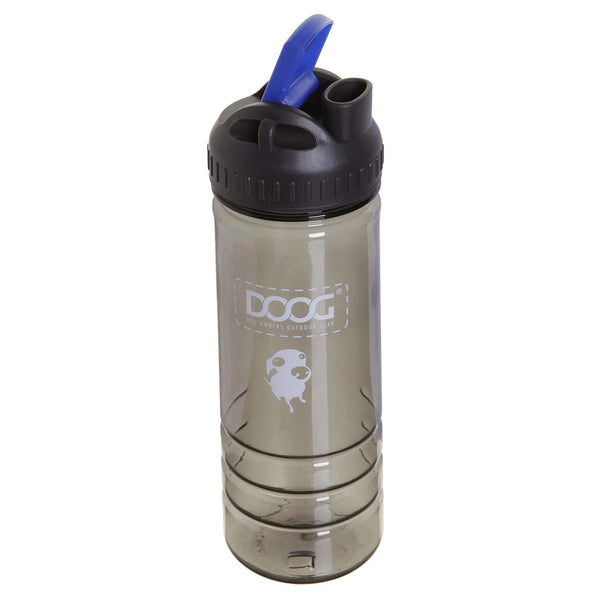 Doog Dog 3-in-1 Water Bottle and Bowl Blue 3" x 4.5" x 11"