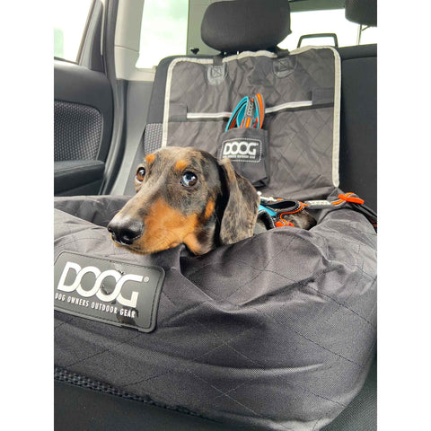 DOOG Pet Car Seat Black 19.5" x 19.6" x 14"