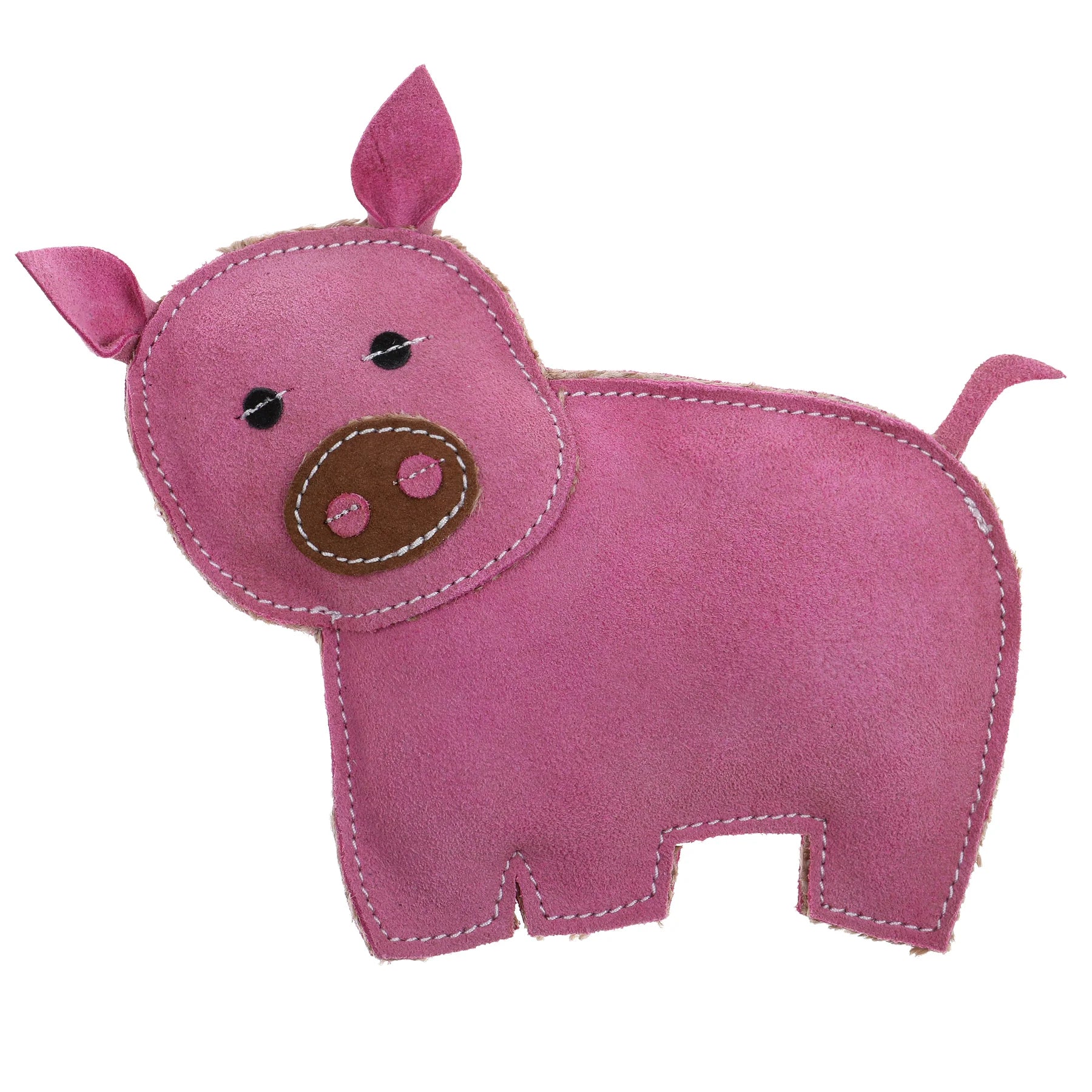 Doog Country Tails Pig Chew Toy Pink 7.08" x 1.18" x 7.08"