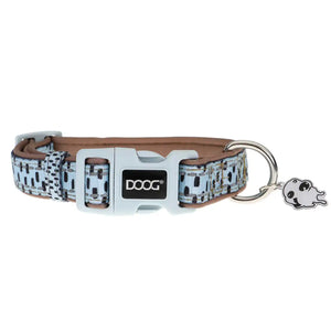 DOOG Neoprene Dog Collar Dash Extra Small Blue/Black/Brown