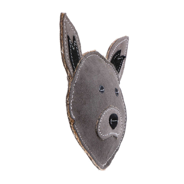 Doog Country Tails Grey Face Dog Chew Toy Grey 5.51" x 1.18" x 6.29"