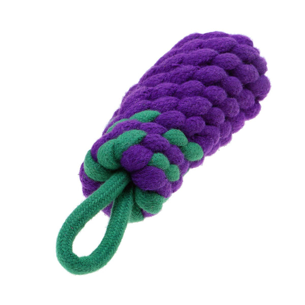 Doog Country Tails Eggplant Toy Purple 3.14" x 2.75" x 9.84"