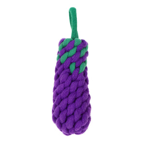 Doog Country Tails Eggplant Toy Purple 3.14" x 2.75" x 9.84"