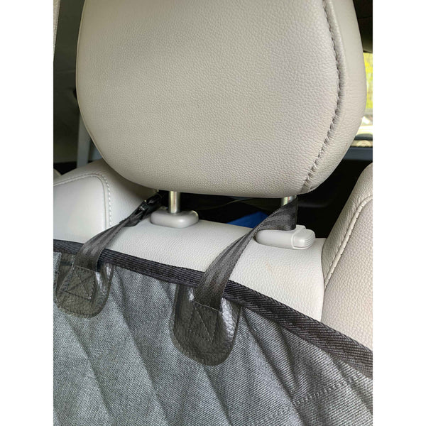 DGS Pet Products Dirty Dog 3-in-1 Car Seat Cover and Hammock Cool Grey 54" x 61" x 2"