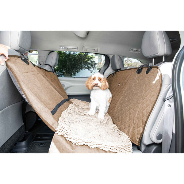 DGS Pet Products Dirty Dog 3-in-1 Car Seat Cover and Hammock Tan 54" x 61" x 2"