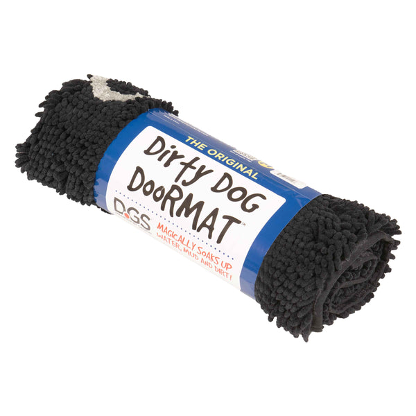 DGS Pet Products Dirty Dog Door Mat Medium Black Hue 31" x 20" x 2"