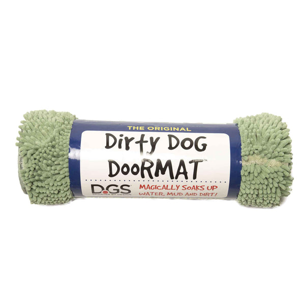 DGS Pet Products Dirty Dog Door Mat Medium Sage Hue 31" x 20" x 2"