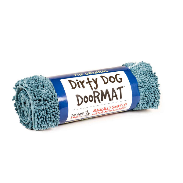 DGS Pet Products Dirty Dog Door Mat Small Pacific Blue 23" x 16" x 2"