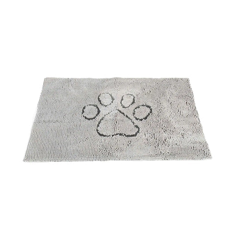 DGS Pet Products Dirty Dog Door Mat Small Silver Grey 23" x 16" x 2"