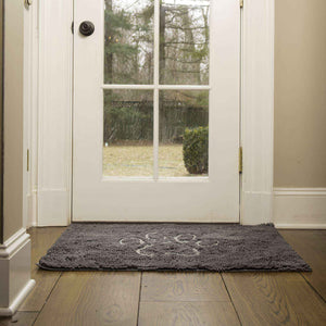 DGS Pet Products Dirty Dog Door Mat Large Misty Grey 35" x 26" x 2"