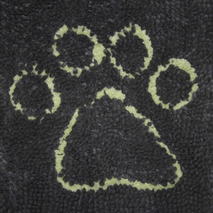 DGS Pet Products Dirty Dog Door Mat Small Cool Grey/Lime Green 23" x 16" x 2"