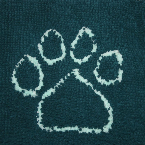 DGS Pet Products Dirty Dog Door Mat Small Petrol/Turquoise 23" x 16" x 2"