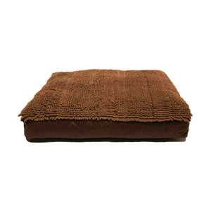 DGS Pet Products Dirty Dog Rectangle Bed Medium Brown 26" x 34" x 4"