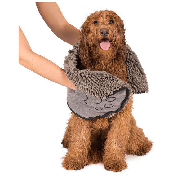 DGS Pet Products Dirty Dog Shammy Towel Grey 13" x 31" x 0.5"