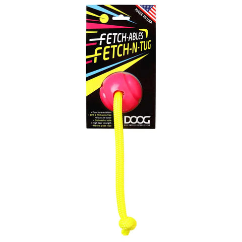 DOOG Fetch-ables Fetch-A-Tug Dog Toy Pink 12" x 2.75" x 2.75"