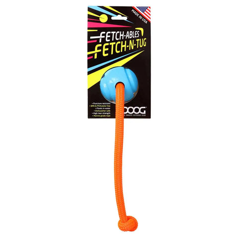 DOOG Fetch-ables Fetch-A-Tug Dog Toy Blue 12" x 2.75" x 2.75"
