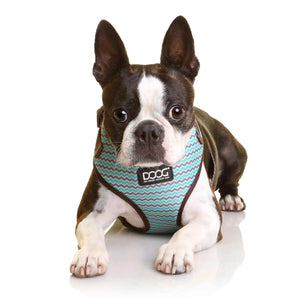 DOOG Neoflex Dog Harness Benji Small Blue/Grey