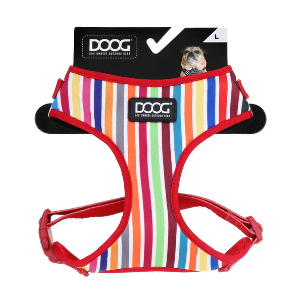 DOOG Neoflex Dog Harness Scooby Medium Rainbow