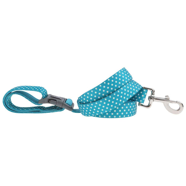 DOOG Neoprene Dog Clip It Leash Snoopy Extra Large Blue/White Polka Dot