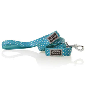 DOOG Neoprene Dog Clip It Leash Snoopy Extra Large Blue/White Polka Dot