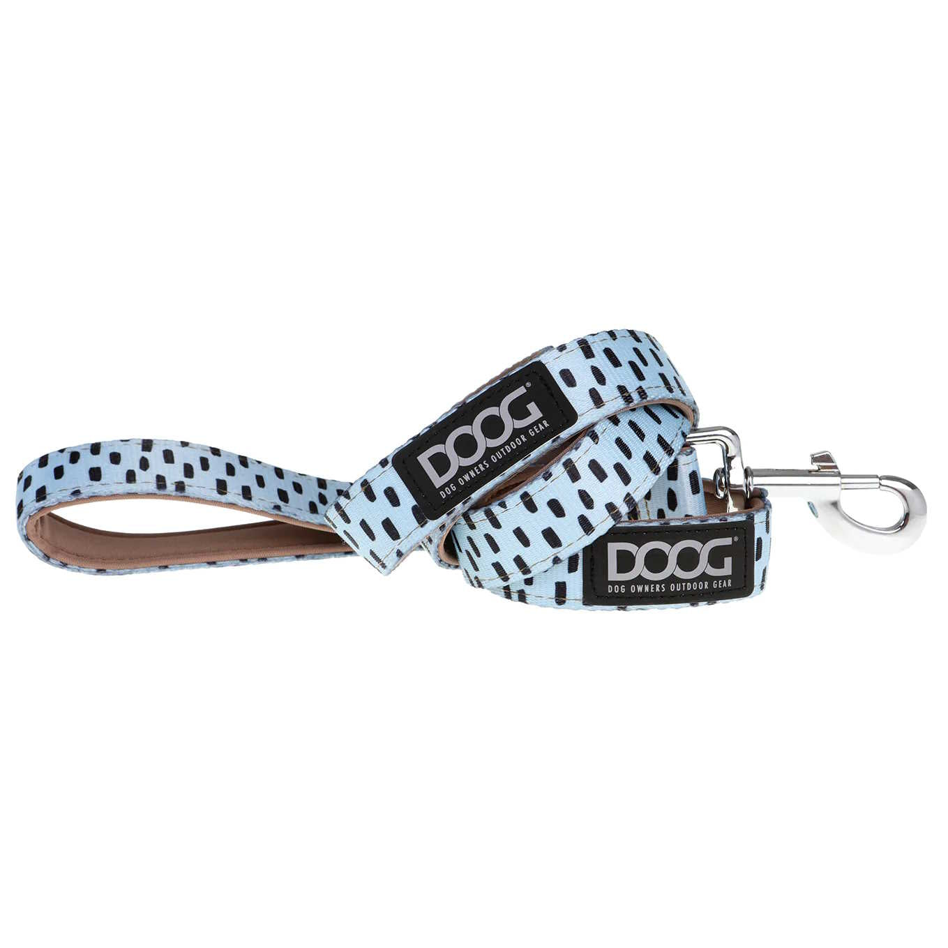 DOOG Neoprene Dog Leash Dash Large Blue/Black/Brown