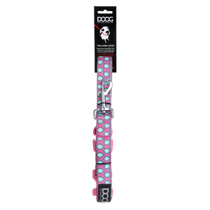 DOOG Neoprene Dog Leash Luna Small Pink/Blue