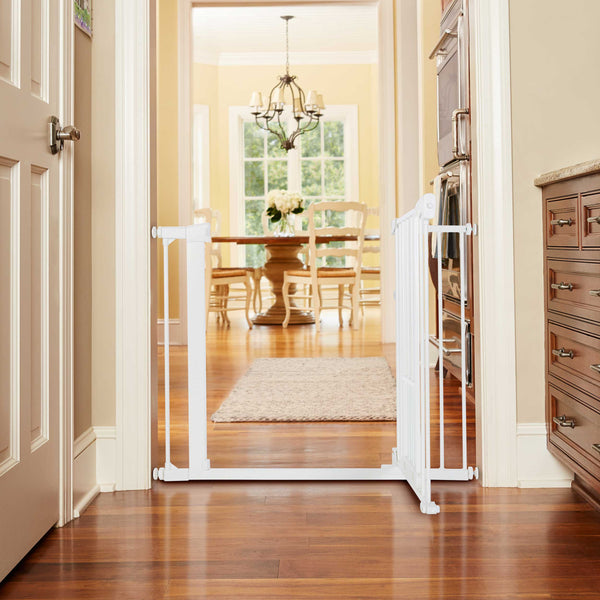 MyPet Wide Walk Thru EasyPass Pet Gate with Auto Close