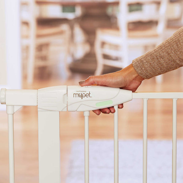 MyPet Wide Walk Thru EasyPass Pet Gate with Auto Close