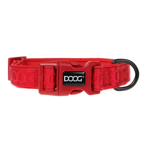DOOG Neosport Neoprene Dog Collar Small Red
