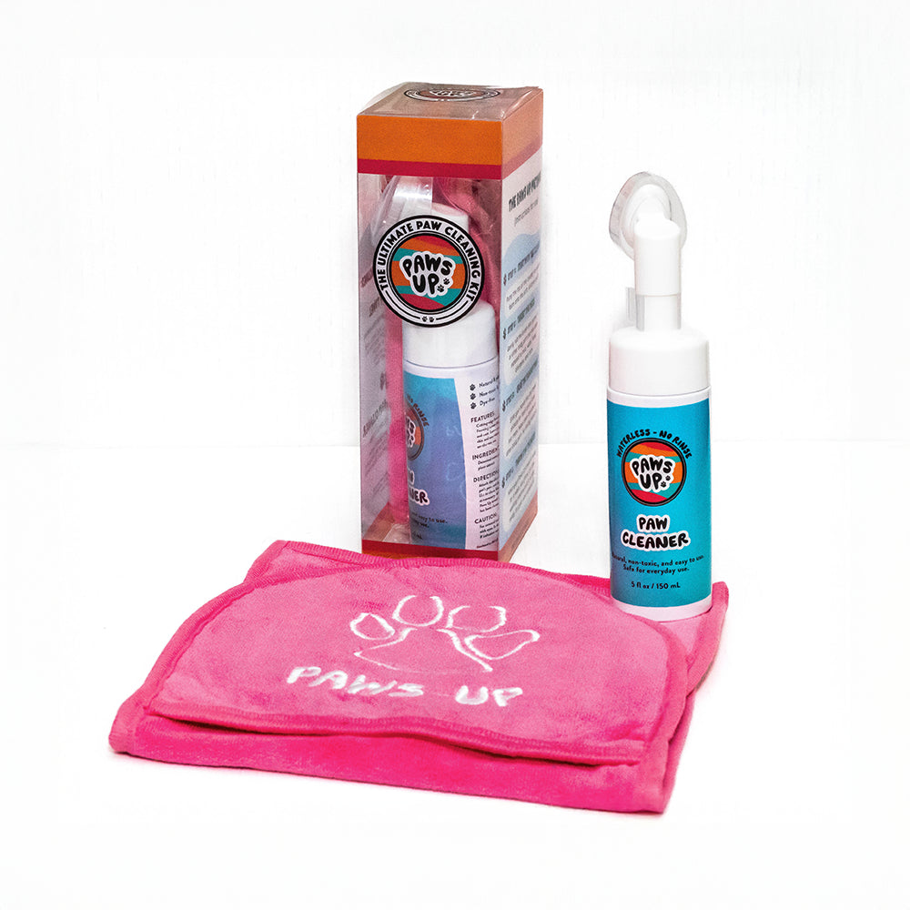 Paws Up Ultimate Paw Cleaning Kit Pink