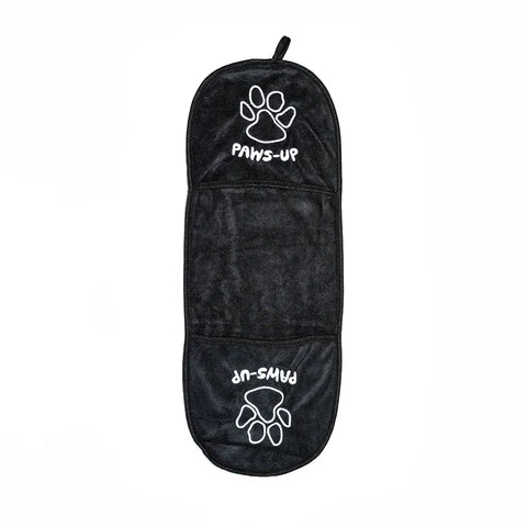 Paws Up Black Towel Original Regular Black
