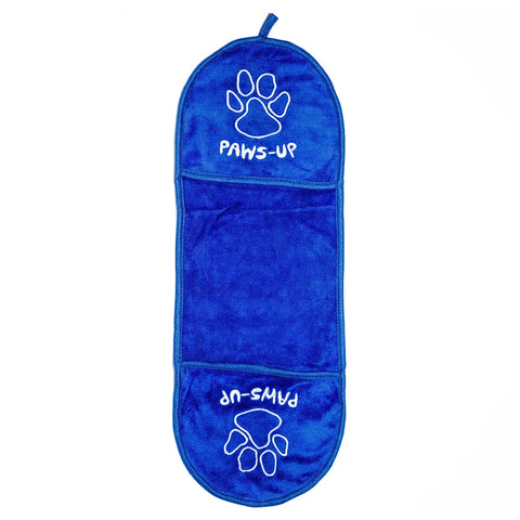 Paws Up Blue Towel Original Regular Blue