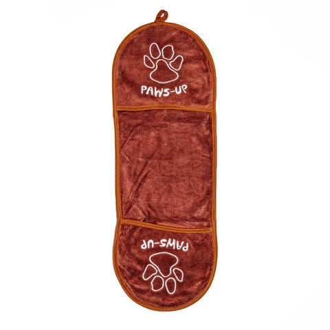 Paws Up Brown Towel Original Regular Brown
