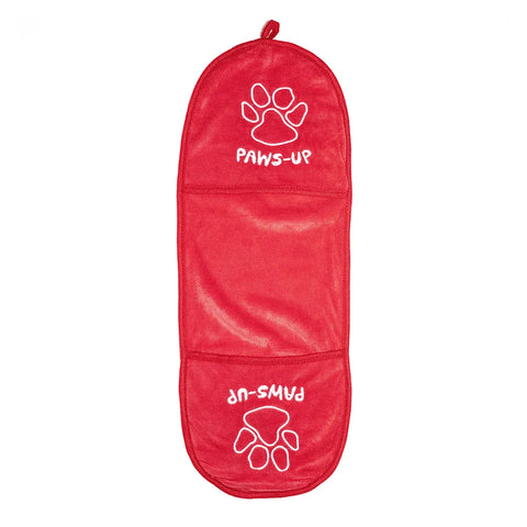 Paws Up Red Towel Original Regular Red