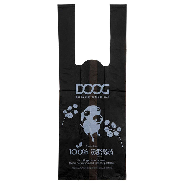DOOG Compostable Pick Up Bags 45 count Black