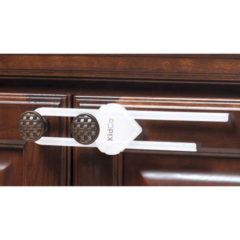 Kidco Sliding Cabinet and Drawer Lock 2 pack White