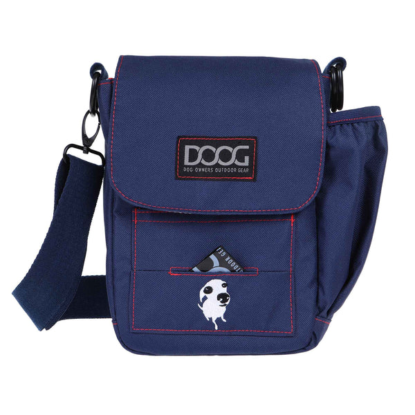 DOOG Walkie Bag Navy/Red 3.5" x 8" x 10"