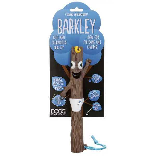 DOOG Stick Family Dog Toys Baby Barkley Brown 7.87" x 0.98" x 0.98"