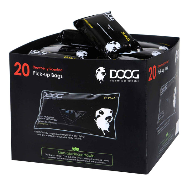DOOG Pick Up Bags 600 count Black