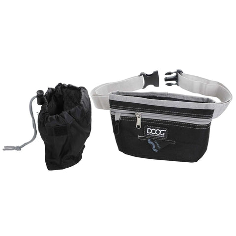 DOOG Treat and Training Pouch Large Black/Grey 8" x 8" x 5"