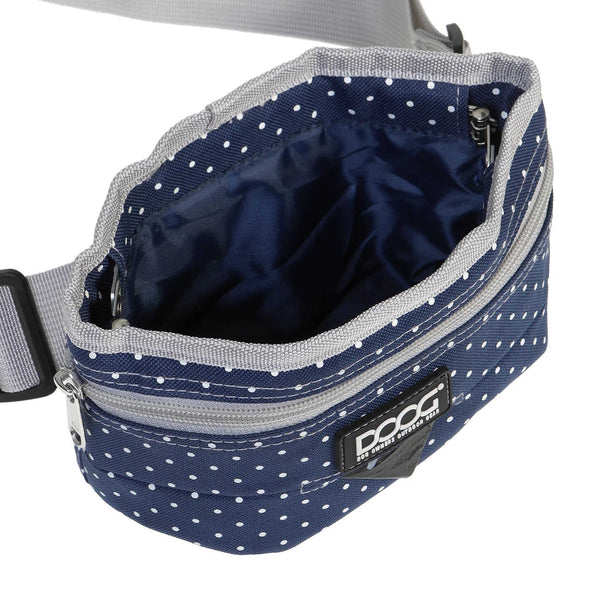 DOOG Treat and Training Pouch with Hinge Closure Large Navy/Grey 2.78" x 7.87" x 4.72"