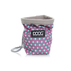 DOOG Treat and Training Pouch Small Pink/Tear Drops 4.5" x 4.5" x 5.5"