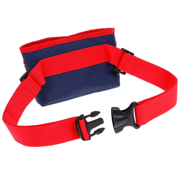 DOOG Treat and Training Pouch with Hinge Closure Large Navy/Red 2.78" x 7.87" x 4.72"