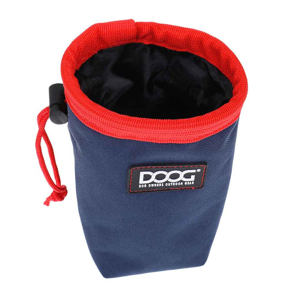DOOG Treat and Training Pouch Small Navy/Red 4.5" x 4.5" x 5.5"