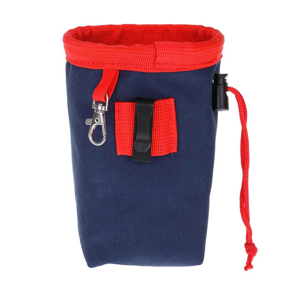 DOOG Treat and Training Pouch Small Navy/Red 4.5" x 4.5" x 5.5"