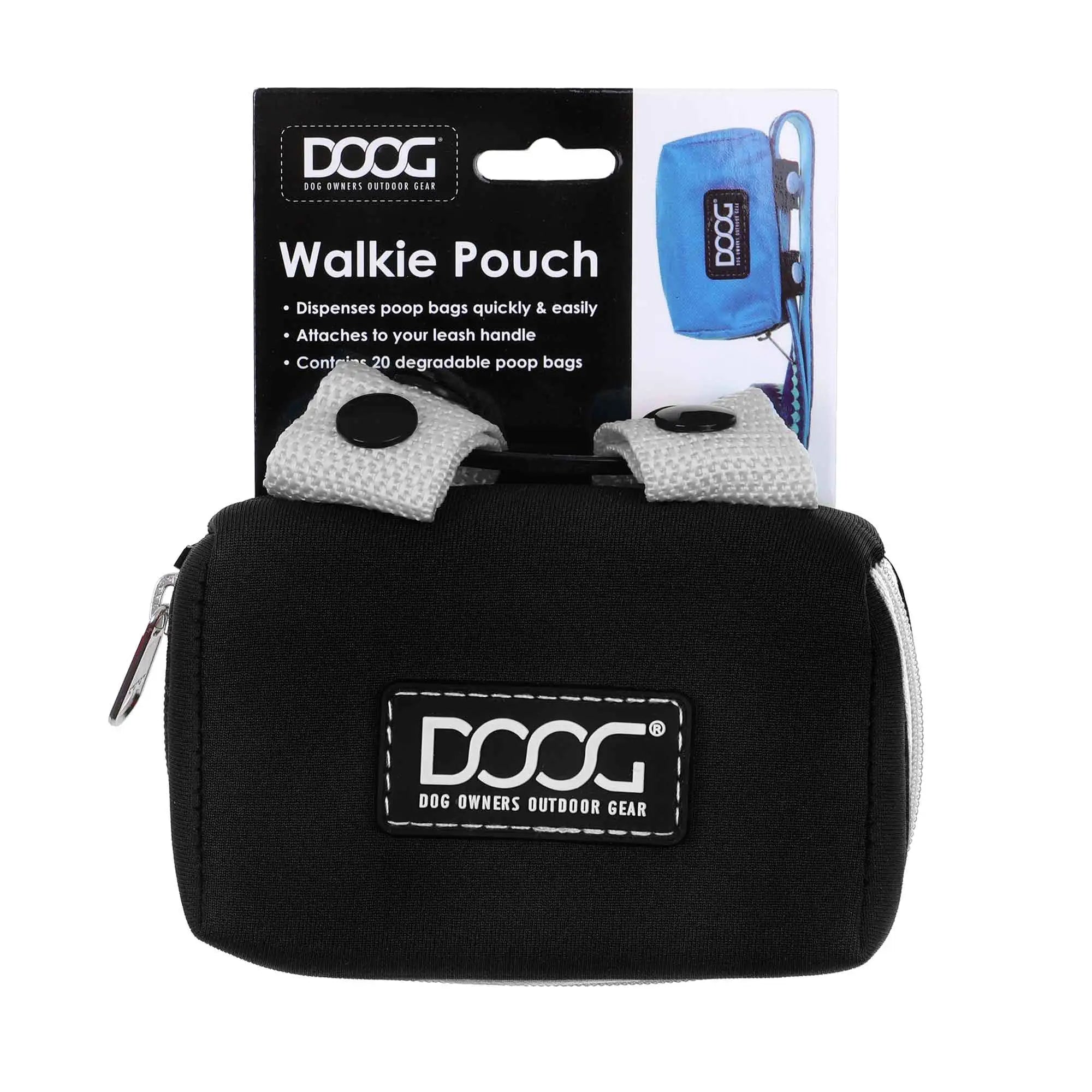 DOOG Walkie Pouch Black 4.73" x 1.58" x 3.94"