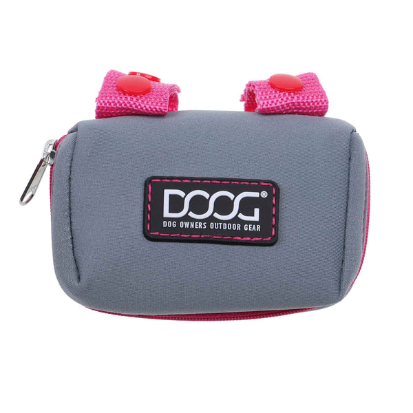 DOOG Walkie Pouch Grey/Pink 3.93" x 2.75" x 1.57"