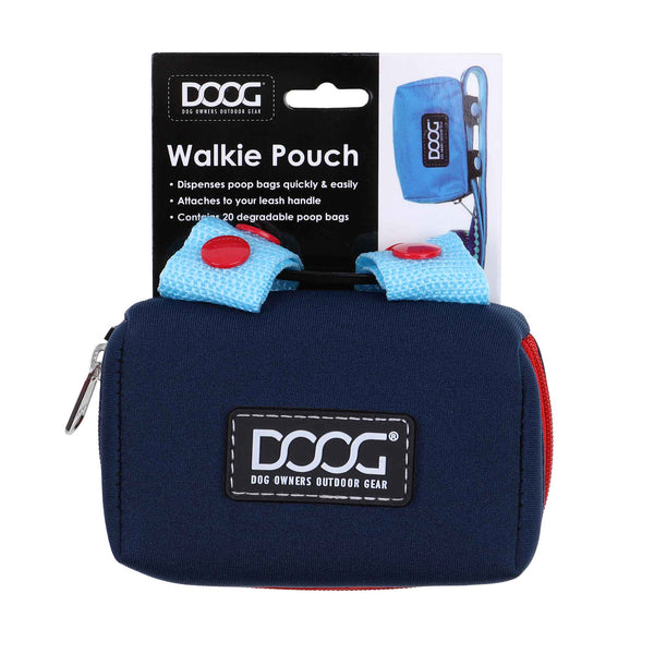 DOOG Walkie Pouch Navy/Red 3.93" x 2.75" x 1.57"