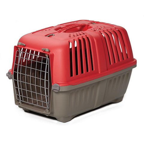 Midwest Spree Plastic Pet Carrier Red 21.875" x 14.25" x 14.25"