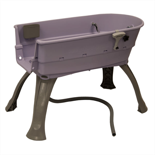 Booster Bath Elevated Dog Bath and Grooming Center Large Lilac 45" x 21.25" x 15"